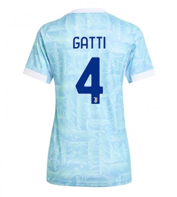 Juventus Federico Gatti #4 Udebanetrøje Dame 2025-26 Kort ærmer